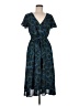 ModCloth Paisley Blue Casual Dress Size M - photo 1