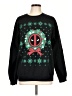 Marvel Print Black Pullover Sweater Size L - photo 1