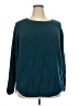 City Chic Solid Teal Pullover Sweater Size 18 Plus (M) - photo 1