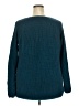 City Chic Solid Teal Pullover Sweater Size 18 Plus (M) - photo 2