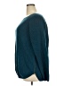 City Chic Solid Teal Pullover Sweater Size 18 Plus (M) - photo 5