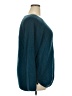 City Chic Solid Teal Pullover Sweater Size 18 Plus (M) - photo 4