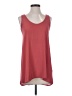 Soprano 100% Polyester Red Sleeveless T-Shirt Size S - photo 1