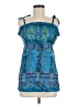 Kenzie 100% Silk Blue Sleeveless Silk Top Size 8 - photo 1