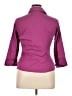 Unbranded Purple 3/4 Sleeve Button-Down Shirt Size XL (estimated) - photo 2