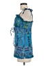 Kenzie 100% Silk Blue Sleeveless Silk Top Size 8 - photo 5