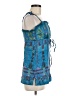 Kenzie 100% Silk Blue Sleeveless Silk Top Size 8 - photo 4