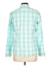Vineyard Vines 100% Cotton Checkered-gingham Teal Long Sleeve Button-Down Shirt Size 10 - photo 2