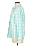 Vineyard Vines 100% Cotton Checkered-gingham Teal Long Sleeve Button-Down Shirt Size 10 - photo 5