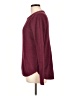 Pink Clover 100% Polyester Solid Burgundy Pullover Sweater Size L - photo 5