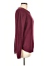 Pink Clover 100% Polyester Solid Burgundy Pullover Sweater Size L - photo 4