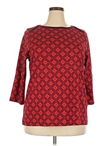 Style&Co 3/4 Sleeve T-Shirt (view 1)