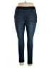 Terra & Sky Solid Blue Jeggings Size 0X - photo 1