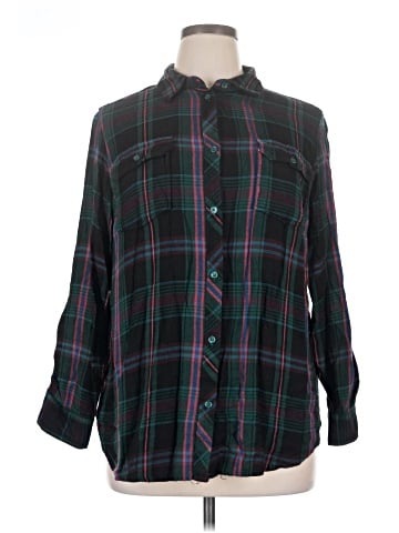Boutique + Long Sleeve Button-Down Shirt (view 1)