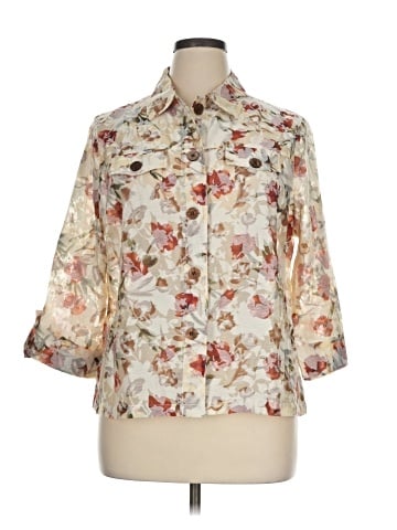 Draper's & Damon's 3/4 Sleeve Blouse (view 1)