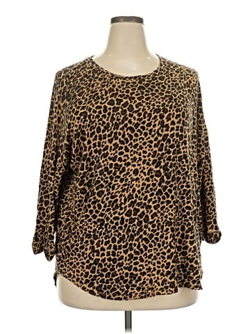 Crown & Ivy 3/4 Sleeve T-Shirt (view 1)