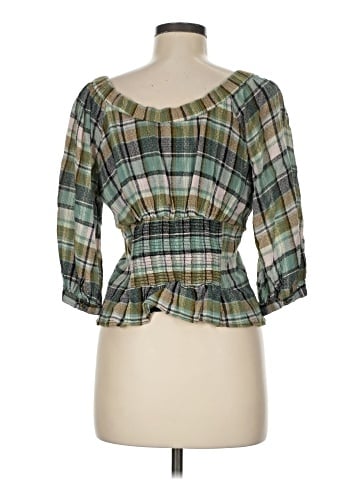 Free People 3/4 Sleeve Blouse (view 2)