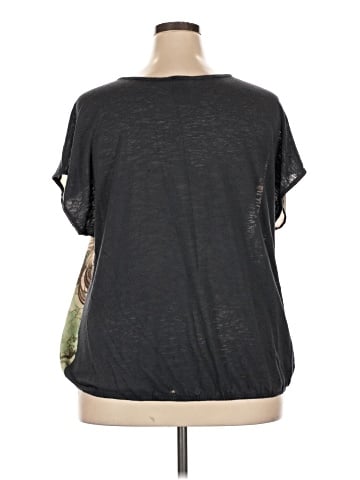 Bobeau Short Sleeve Blouse (view 2)