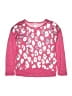 Justice Animal Print Pink Pullover Sweater Size 10 - photo 1