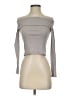 Forever 21 100% Cotton Gray Long Sleeve Top Size S - photo 1