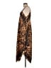 Tommy Bahama 100% Polyester Animal Print Brown Casual Dress Size Lg - XL - photo 5