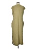 Double Zero Solid Green Casual Dress Size S - photo 2