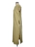 Double Zero Solid Green Casual Dress Size S - photo 5