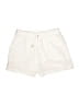 Love Notes 100% Cotton Solid Ivory Shorts Size L - photo 1