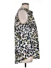 CAbi 100% Polyester Animal Print Silver Sleeveless Blouse Size L - photo 4