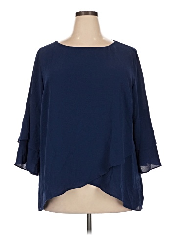 AGB 3/4 Sleeve Blouse (view 1)