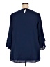 AGB Blue 3/4 Sleeve Blouse Size 2X - photo 2