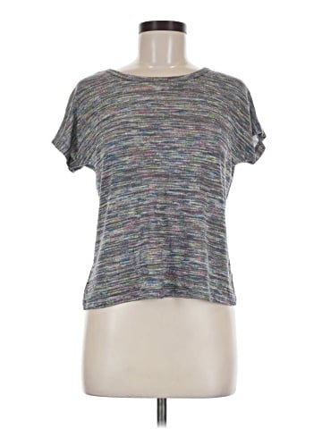 Stranded Short Sleeve Top (view 1)