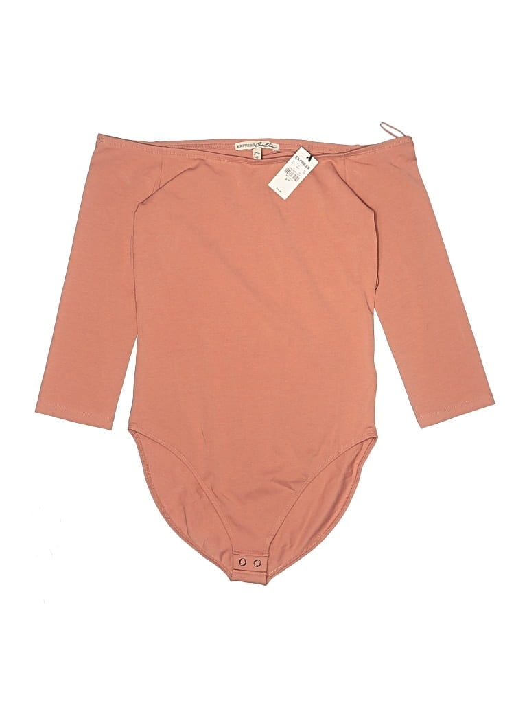 Express One Eleven Bodysuit In Tan