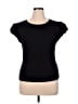 J.Crew Black Short Sleeve Top Size XL - photo 1