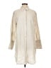J.Crew Ivory 3/4 Sleeve Button-Down Shirt Size M - photo 1