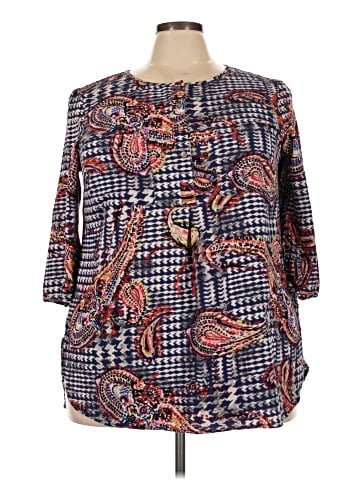 Figueroa & Flower 3/4 Sleeve Blouse (view 1)