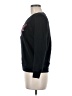 Sandro 100% Cotton Graphic Black Sweatshirt Size Med (2) - photo 5