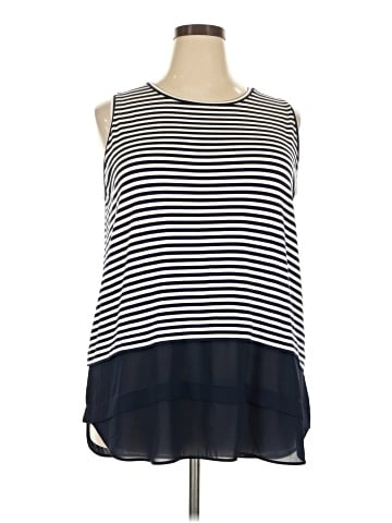 MICHAEL Michael Kors Sleeveless Blouse (view 1)