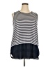 MICHAEL Michael Kors Blue Sleeveless Blouse Size 2X - photo 1