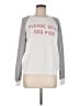 Wildfox White Silver Sweatshirt Size Med (2 or M) - photo 1