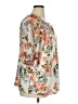 Perseption Concept Floral Ivory Short Sleeve Blouse Size 1X - photo 4