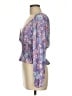 WAYF 100% Polyester Purple 3/4 Sleeve Blouse Size M - photo 5