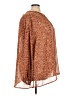 Hayden 100% Polyester Animal Print Brown 3/4 Sleeve Blouse Size 3XL - photo 4