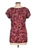 Axcess 100% Polyester Burgundy Short Sleeve Blouse Size L - photo 2