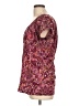 Axcess 100% Polyester Burgundy Short Sleeve Blouse Size L - photo 5
