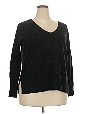 Halogen Cashmere Pullover Sweater (view 1)