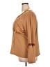 Faded Glory Tan Long Sleeve Blouse Size 18 - photo 5