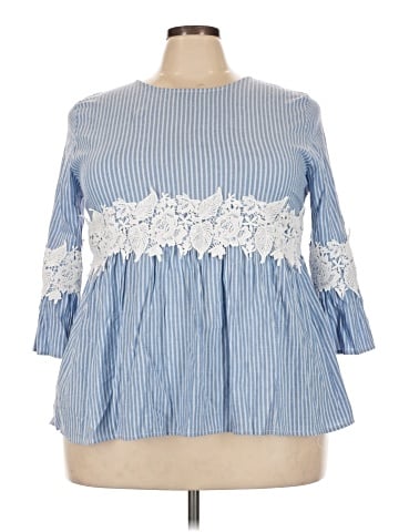 Suzanne Betro 3/4 Sleeve Blouse (view 1)