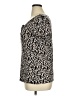 East5th Animal Print Brown Short Sleeve Henley Size XL - photo 5