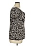 East5th Animal Print Brown Short Sleeve Henley Size XL - photo 4